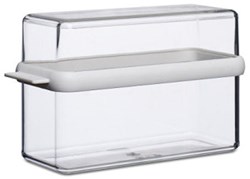 Mepal storage box Stora transparent - crispbread container white
