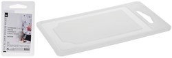 Excellent Houseware cutting board plastic white 25x15cm kitchen accessory