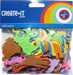 Foamstickers Dieren, 64st.