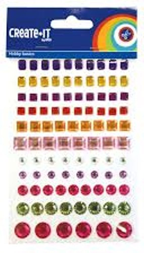 Craft set diamond mix blue - Create-it decoration craft fun