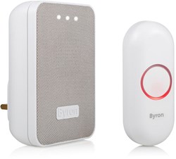 Byron Draadloze deurbelset Mesh 16 melodieen 150m bereik