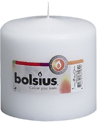 Bolsius stompkaars in cello wit 100/100