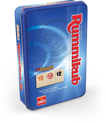 Goliath Rummikub The Original Travel Tour Edition (Tin) Tile-based game Children