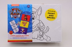 Harlequin Paw Patrol 3 mini canvas on string.(12 pcs.