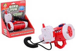 Johntoy fire brigade bike siren with microphone - Bike Fun accessory