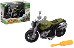 Johntoy jungle motorcycle toy with light and sound in box