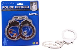 Metal handcuffs on card 26463