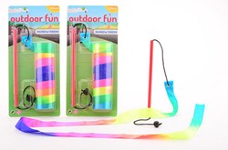 Johntoy outdoor toy Rainbow ribbon dance ribbon set colorful