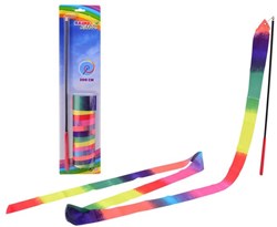 Johntoy rainbow ribbon toy 2 meters Outdoor Fun colorful