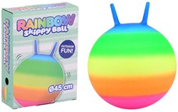 Johntoy hopper ball rainbow 45cm - Outdoor toy bouncing ball