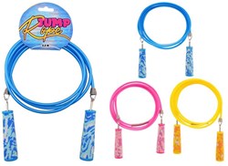 Johntoy skipping rope colorful plastic handle 2.2 meter toy