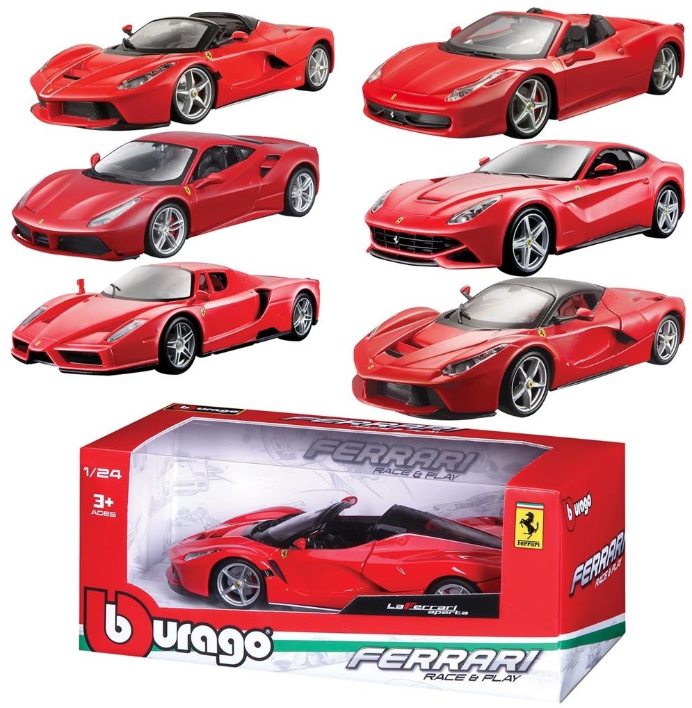 Burago 1:24 Ferrari Sportscars ass.
