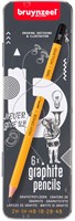 Bruynzeel Bruynzeel 6 graphite pencils in a can 60211006