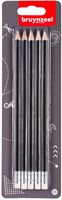Bruynzeel Bruynzeel 5 HB graphite pencils with eraser