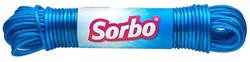 Sorbo clothesline with steel core - grey - flexible - 20 meters
