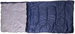Sleeping bag polyester blue - comfortable camping sleeping bag 200x80cm