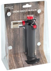 Creme brulee torch kitchen torch black refillable
