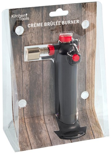 Creme brulee torch kitchen torch black refillable