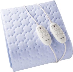 Inventum electric blanket double fleece 150x140 cm light blue
