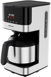 Inventum Koffiezetappa1,2L 10 Kops zwart/RVS met Thermoskan