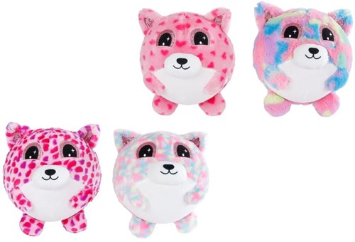 Inflatable plush toy Kitty with pump 23cm cuddly toy