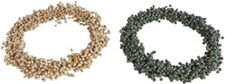 Bead wreath educational toy wood multicolor 23x23x4cm