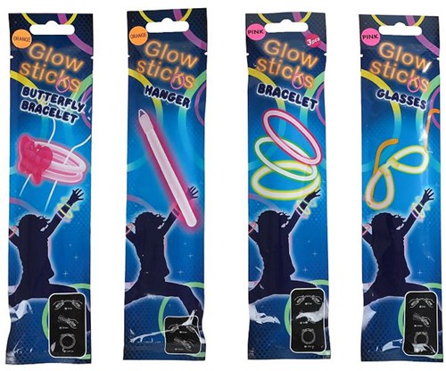 Glow sticks bracelet glasses or stick - glowing party accessories