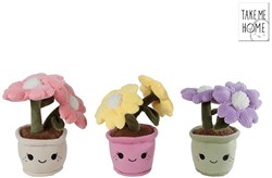 Plush plant flower toy 18cm colorful cuddle