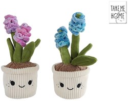 Plush plant cuddle hyacinth decoration Take Me Home 29cm multicolor