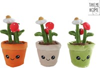Plush strawberry plant cuddle toy 23cm - Take Me Home plant