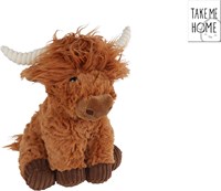 Van Manen plush cow cuddly toy Take Me Home 20cm brown multicolor