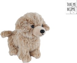 Plush dog cuddly toy standing 22cm Take Me Home toy