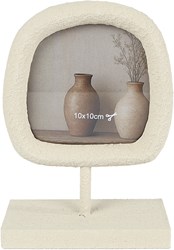 Van Manen photo frame decoration cream wood 10x10cm Sela 17x12x5cm