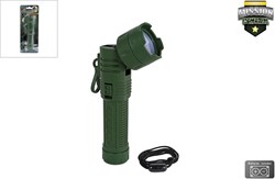 Lobbes flashlight toy Mission Control green with 90 degree rotating head