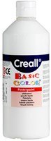 Creall poster paint white 500ml - Creative kids paint for painting fun
