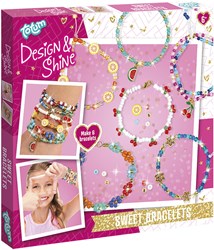 Totum bead bracelet making - Design & Shine sweet bracelets jewelry set