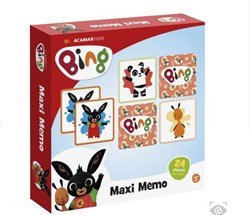 Twisk Bing maxi memory game - educational memory toy - 24 large cards