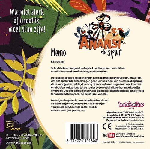 Bambolino Toys Anansi - Memo Game-2