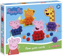 Bambolino Toys Peppa Pig craft set pompom sticking creative toy