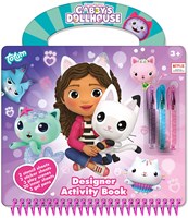 Totum Gabby's Dollhouse creative designer activity book with stickers and stencils