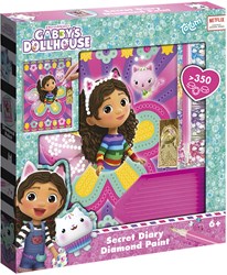 Totum Gabby's Dollhouse secret diary diamond painting with lock