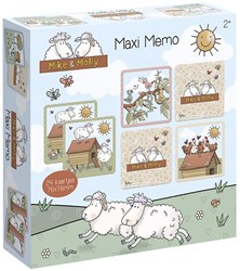 Bambolino Toys memory game Mike & Molly - educational cardboard memory game