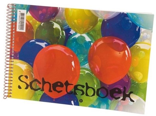 teken en verfspullen Schetsblok ballon A5
