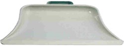 Dustpan metal with handle grey 22.5x32 cm cleaning tool