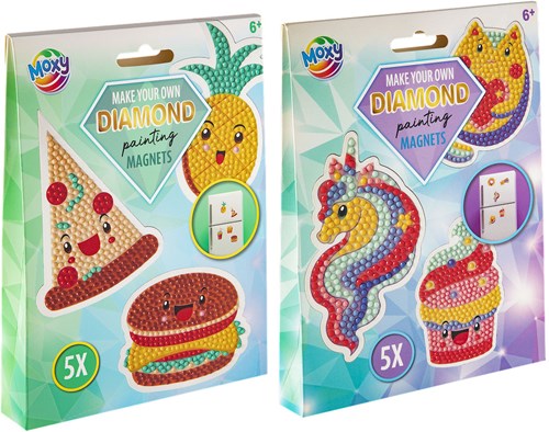 Moxy Diamond painting magnetenassorti 5 stuks