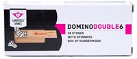 Domino wooden game double 6 in box classic logic game 28 tiles