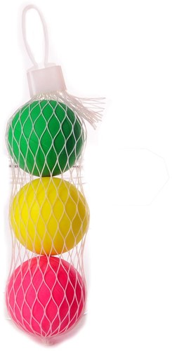 Engelhart 3 Beachball ballen in net