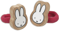 Bambolino Toys hair accessories Miffy hair elastic bands 2 pieces
