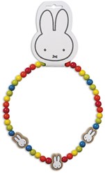 Bambolino Toys Miffy necklace wooden beads rainbow kids jewelry