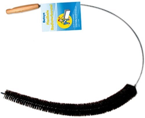 Radiator brush flexible black cleaning brush for radiators